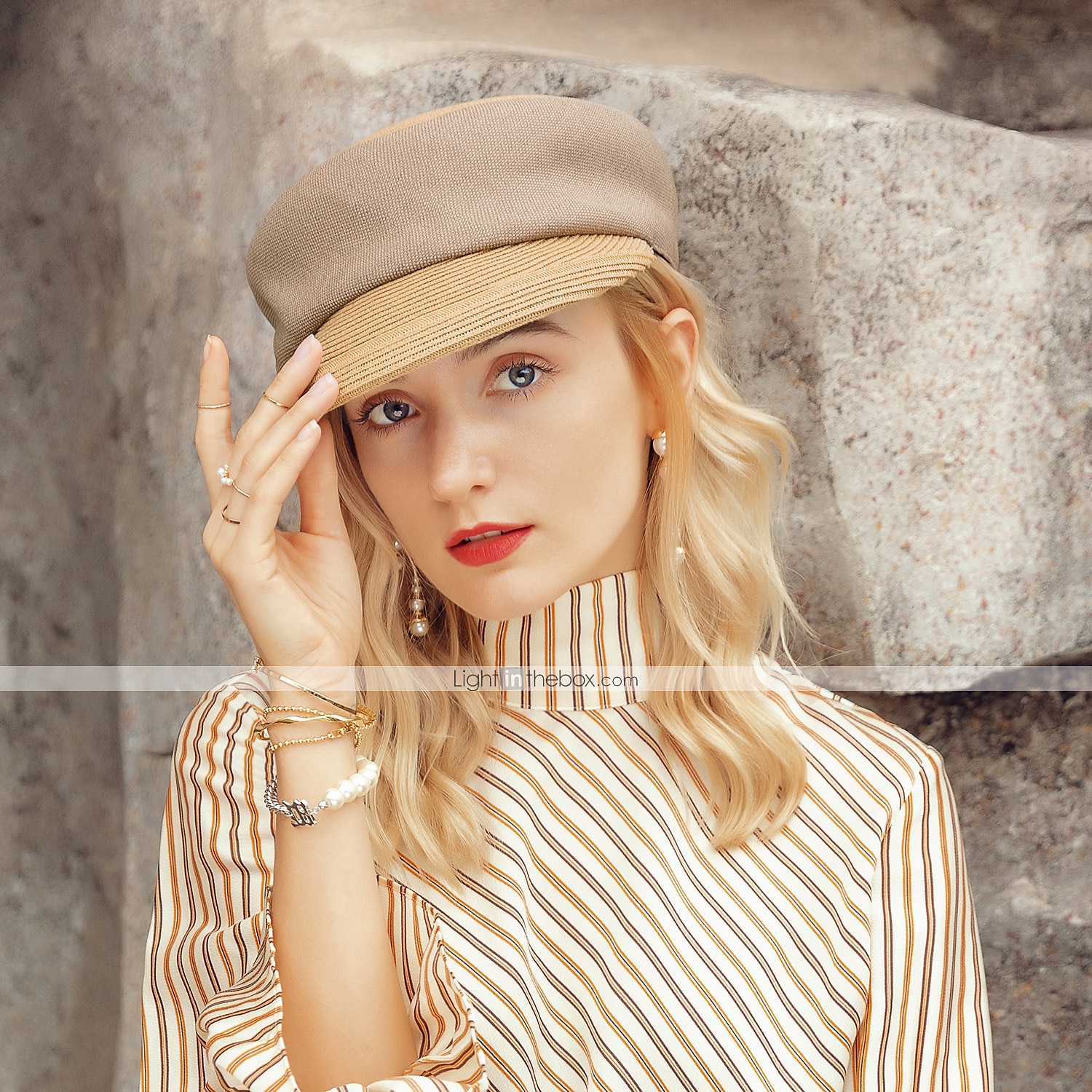 polyester hatter med fargeblokk 1 stk casual hodeplagg 2025 - $27.99 –P6