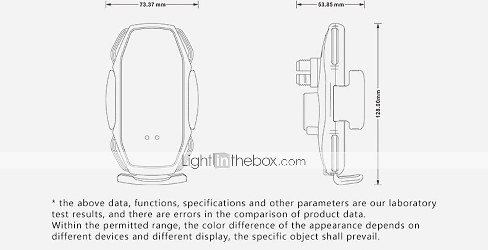 Smart Sensor Car Phone Holder Fast Charging Wireless Chargers Infrared Sensor Automati Clamping Fast Charging Phone Holder Mount Car Charger For iPhone Huawei Samsung 2025 - $36.99 –P10