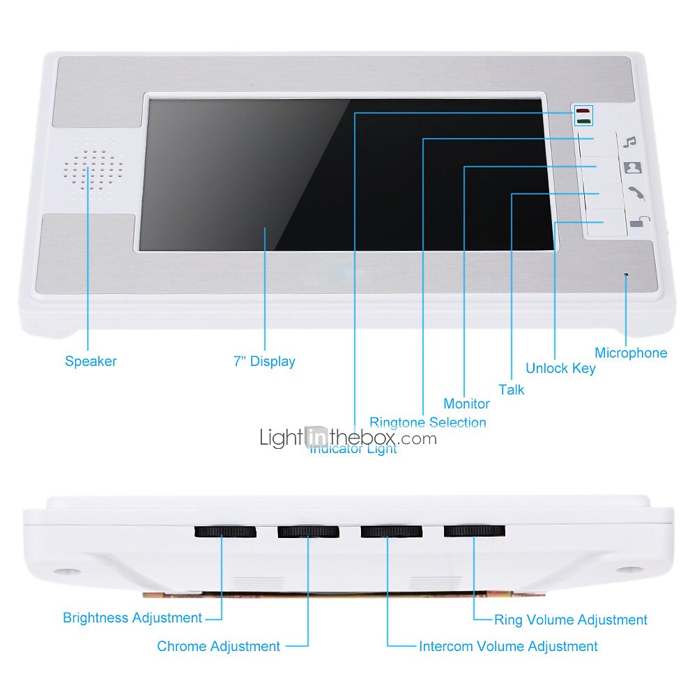 Wired 7 Inch Hands-free Video Doorphone with RFID Ulock Video Intercom 2025 - $151.99 –P3