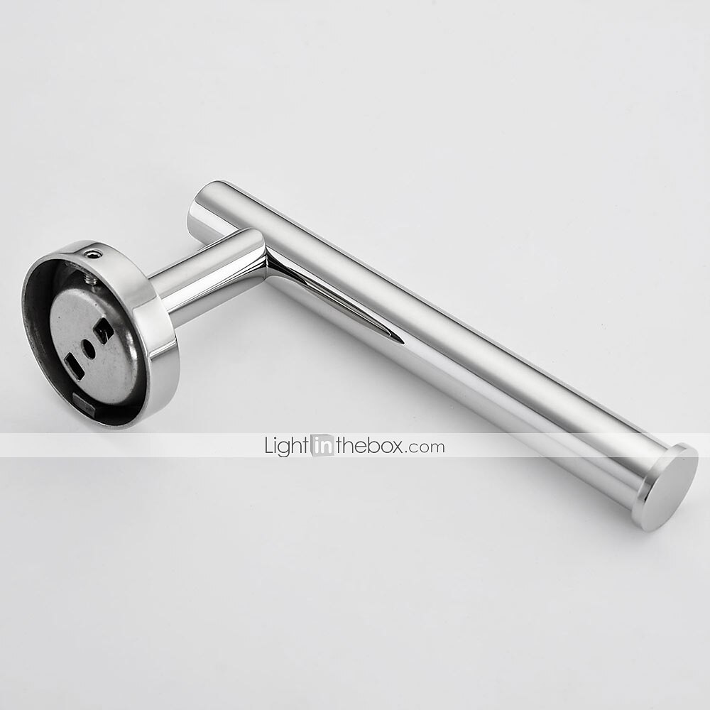 set accessori bagno multifunzione porta accappatoio e bagno asta singola acciaio inox lucidato a specchio argentato 4pz del 2025 a $84.99 –P3