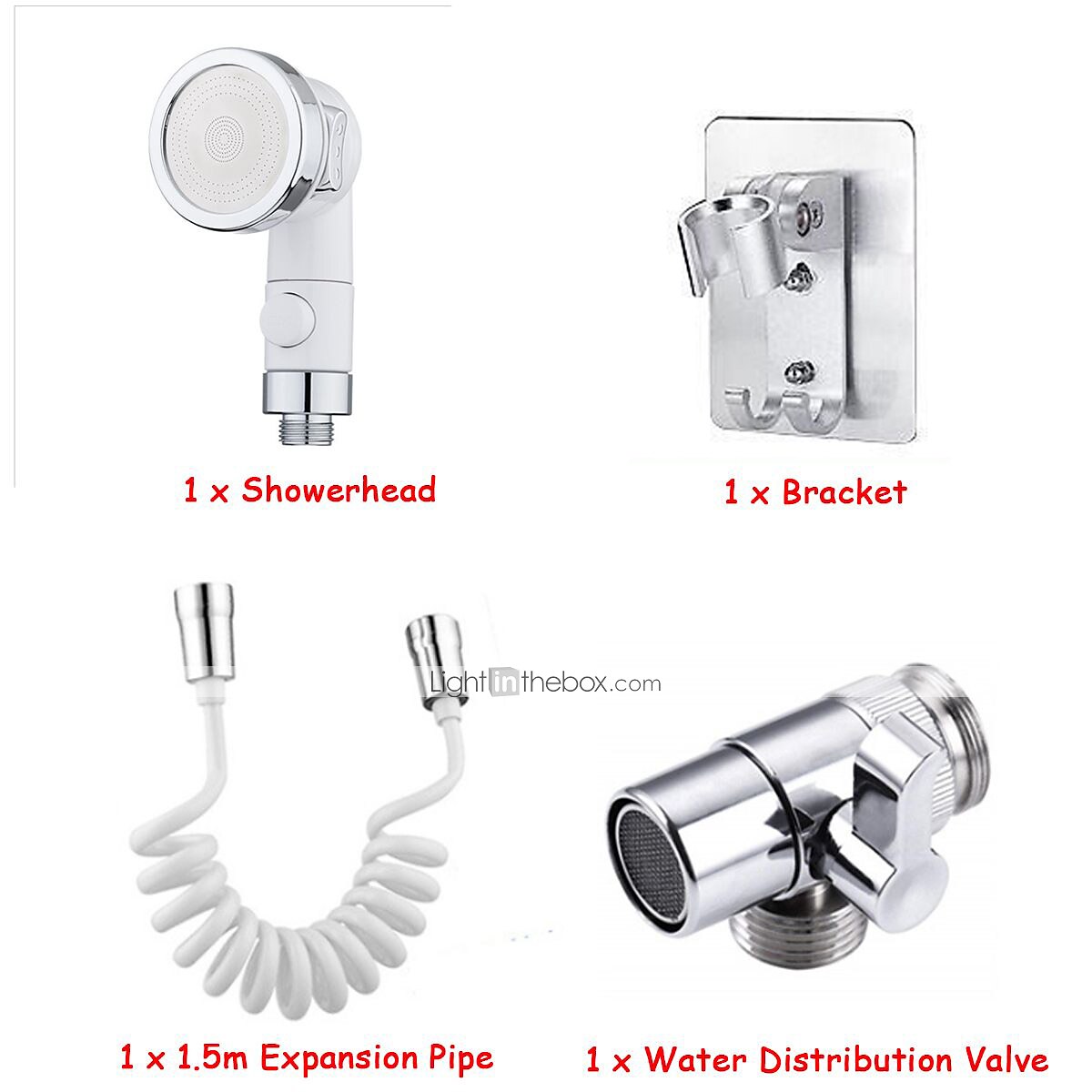 Wall Mounted Shower Faucet Set Bathroom Bathtub Shower Hand Held Spray Mixer Handheld Washing Basin Faucet Shower Head 2025 - $24.99 –P4