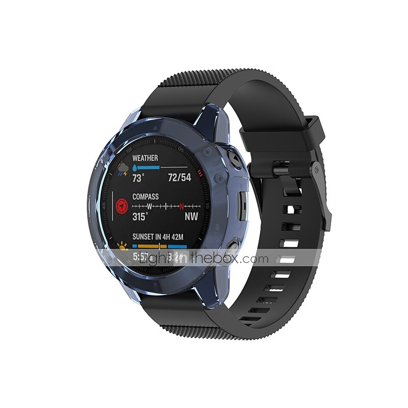 Чехол для часов Совместим с Garmin Garmin Fenix 6 / Fenix 6 Pro / Fenix 6S / Fenix 6S Pro / Fenix 6X / Fenix 6X Pro Ударопрочный чехол ТПУ Часы Крышка 2025 - $11.99 –P6