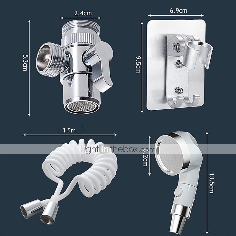Wall Mounted Shower Faucet Set Bathroom Bathtub Shower Hand Held Spray Mixer Handheld Washing Basin Faucet Shower Head 2025 - $24.99 –P3