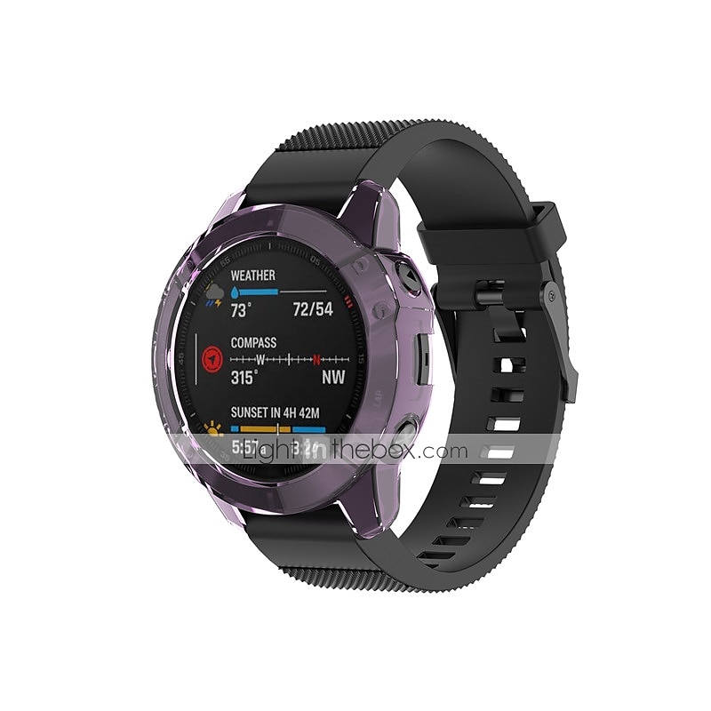 Чехол для часов Совместим с Garmin Garmin Fenix 6 / Fenix 6 Pro / Fenix 6S / Fenix 6S Pro / Fenix 6X / Fenix 6X Pro Ударопрочный чехол ТПУ Часы Крышка 2025 - $11.99 –P7