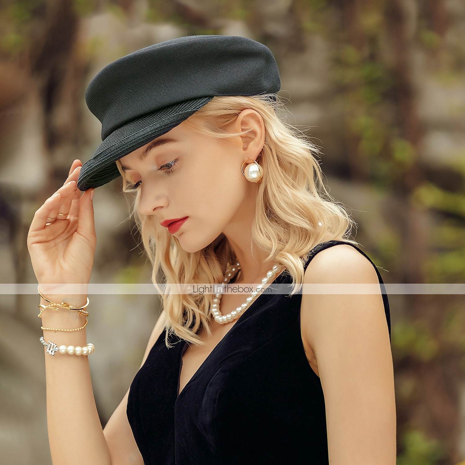 polyester hatter med fargeblokk 1 stk casual hodeplagg 2025 - $27.99 –P4