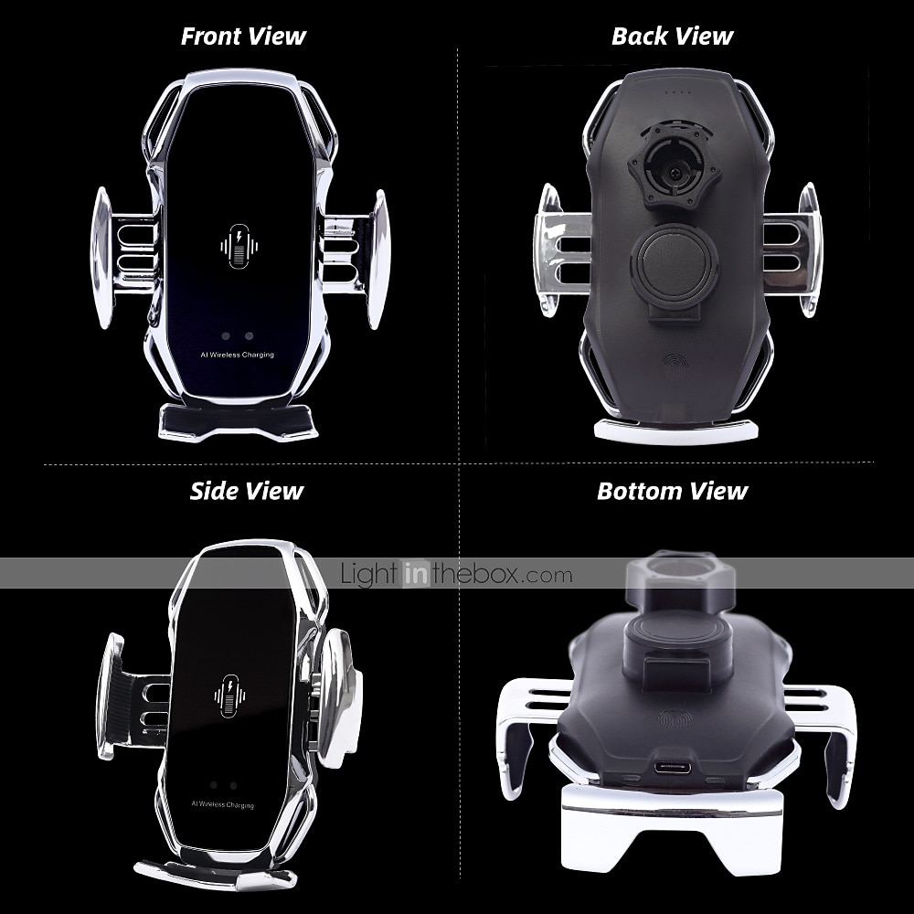 Smart Sensor Car Phone Holder Fast Charging Wireless Chargers Infrared Sensor Automati Clamping Fast Charging Phone Holder Mount Car Charger For iPhone Huawei Samsung 2025 - $36.99 –P11