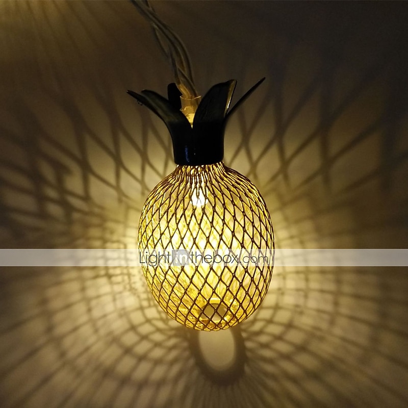elegant bryllupsmottak fest 3m 20leds ananas led lysstreng kreativ usb plug-in eventyrlys julebryllup hagefest familiefest rom valentinsdag dekorasjonsanheng 2025 - $18.49 –P3