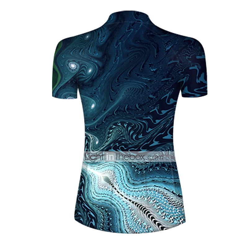 Naisten Pyöräily jersey ja shortsit Lyhythihainen Maastopyöräily Maantiepyöräily Punainen Sininen Taivaan sininen Eläin Kaltevuus Käärme Pyörä Hengittävä Nopea kuivuminen Ultraviolettisäteilyn 2025 - $43.99 –P6