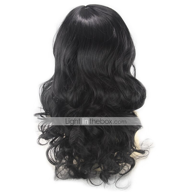 parrucche bionde per le donne parrucca sintetica onda del corpo ondulata con frangetta parrucca parte laterale delle donne capelli sintetici parrucche bionde biondo lungo nero / rosso biondo nero 22 del 2025 a $21.99 –P7