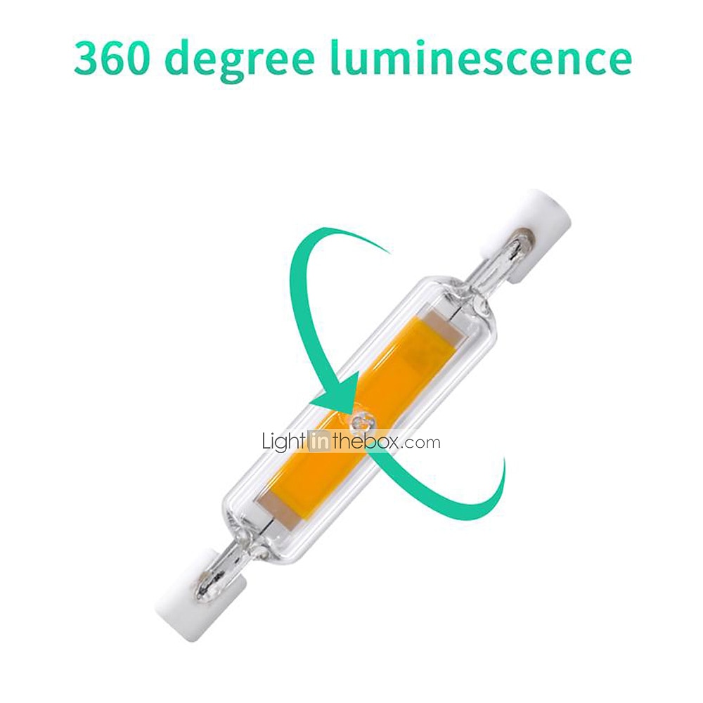 R7S LED COB Light Bulb 78MM 3W 5W 118MM 7W 12W J78 J118 Double Ended Flood Light Landscape Lights Warm Cold White AC 110V 220V 2026 - $11.49 –P6