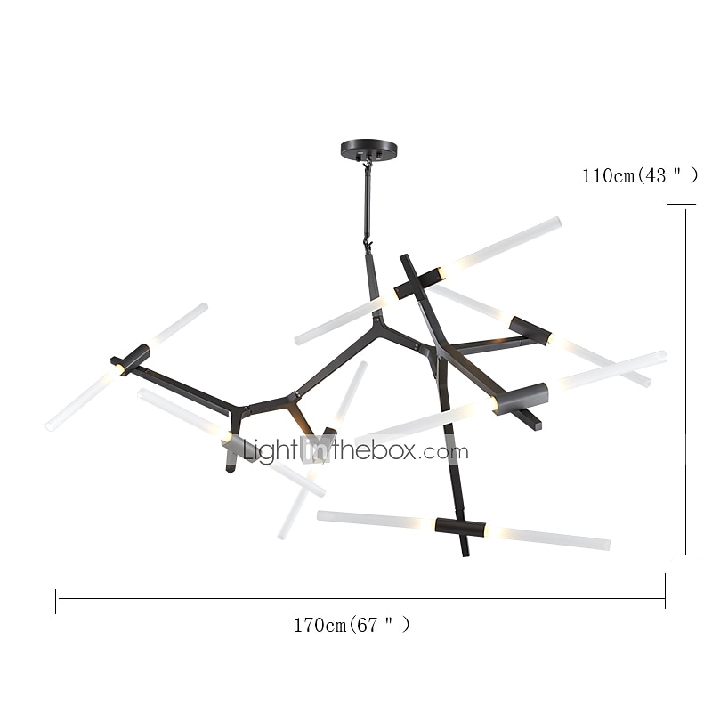 170 cm sputnik design lustre de alumínio sputnik mini acabamentos pintados estilo nórdico moderno 110-120v 220-240v de 2025 por $514.09 –P6
