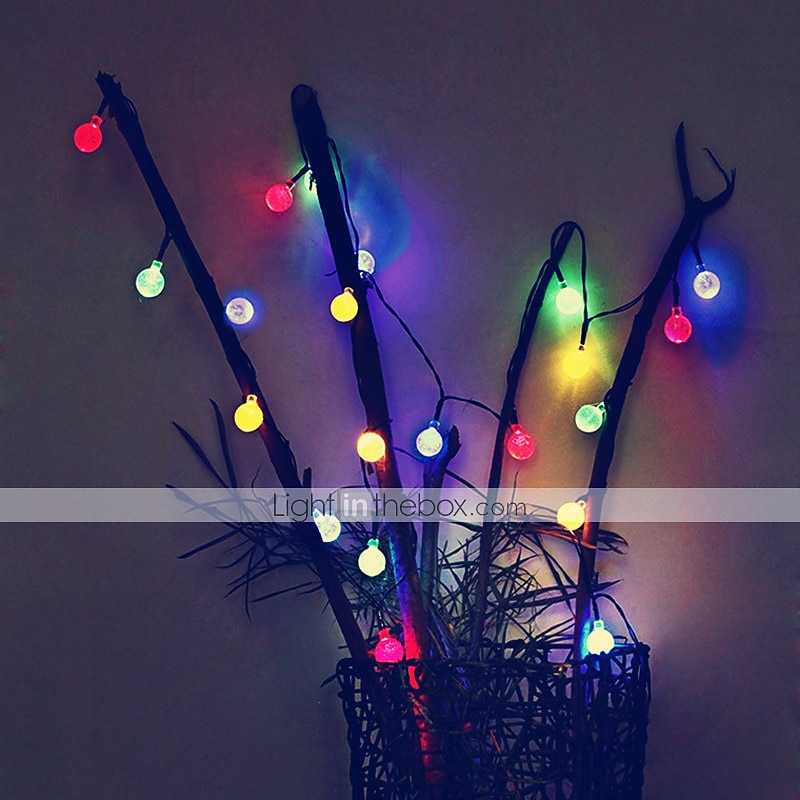 Elegant Wedding Party Reception Solar LED String Lights - 5-30M Crystal Globe, 8 Modes, Waterproof Solar Patio Lights for Garden, Yard, Porch Decor Warm White, Blue, White, RGB 2025 - $20.99 –P12