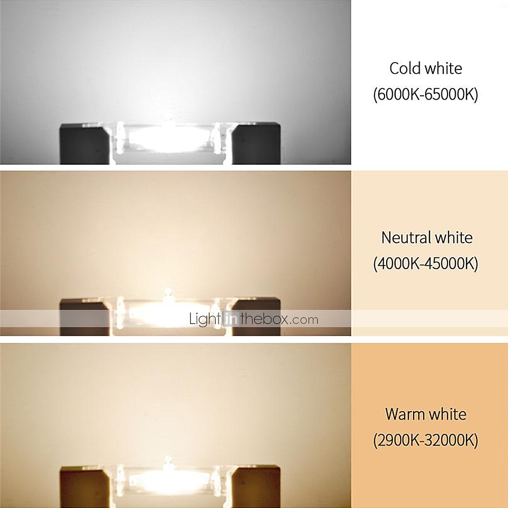 R7S LED COB Light Bulb 78MM 3W 5W 118MM 7W 12W J78 J118 Double Ended Flood Light Landscape Lights Warm Cold White AC 110V 220V 2026 - $11.49 –P9