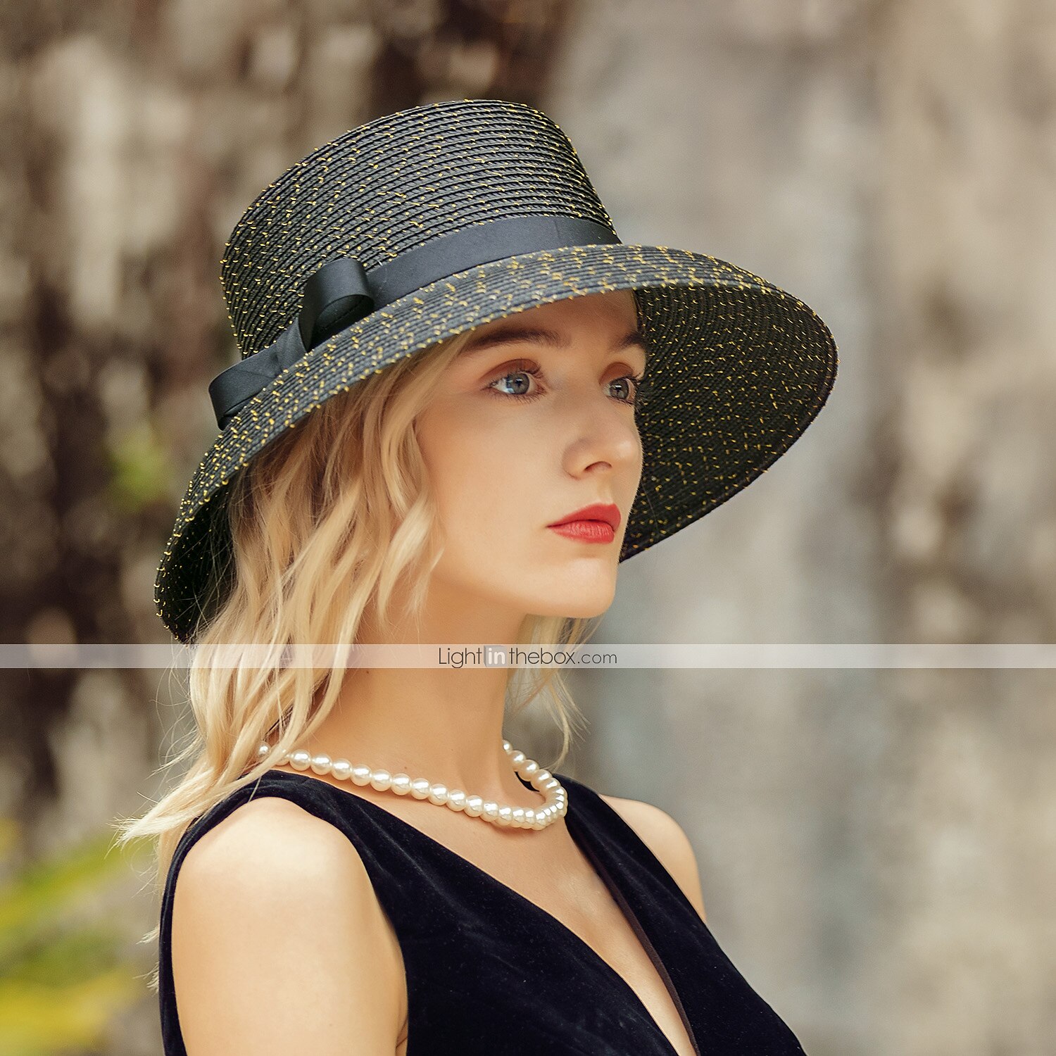 Kopfbedeckung Alltag Polyester Hüte mit Schleife 1 Stück Alltag / Freizeitskleidung Kopfschmuck 2025 - $24.99 –P1