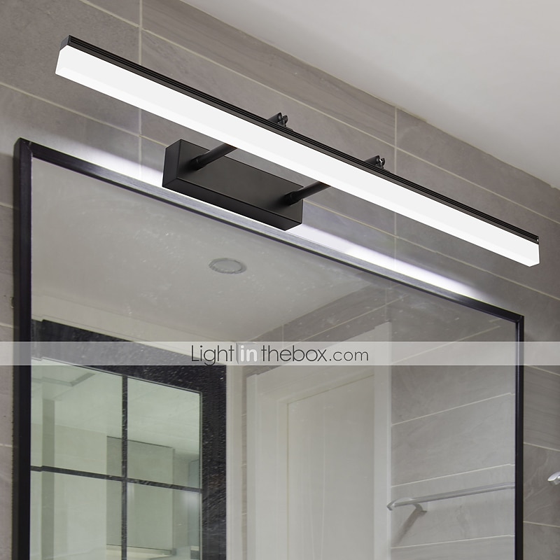 2026年 ミラーライトLEDミラーランプ27.56インチ回転可能な調整可能なモダンな北欧スタイル70センチ16ワット浴室照明金属製の壁ライトIP20  コレクション – $170.99 –P5