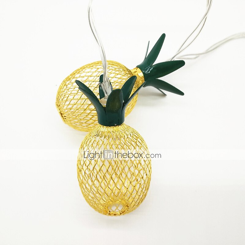elegant bryllupsmottak fest 3m 20leds ananas led lysstreng kreativ usb plug-in eventyrlys julebryllup hagefest familiefest rom valentinsdag dekorasjonsanheng 2025 - $18.49 –P6