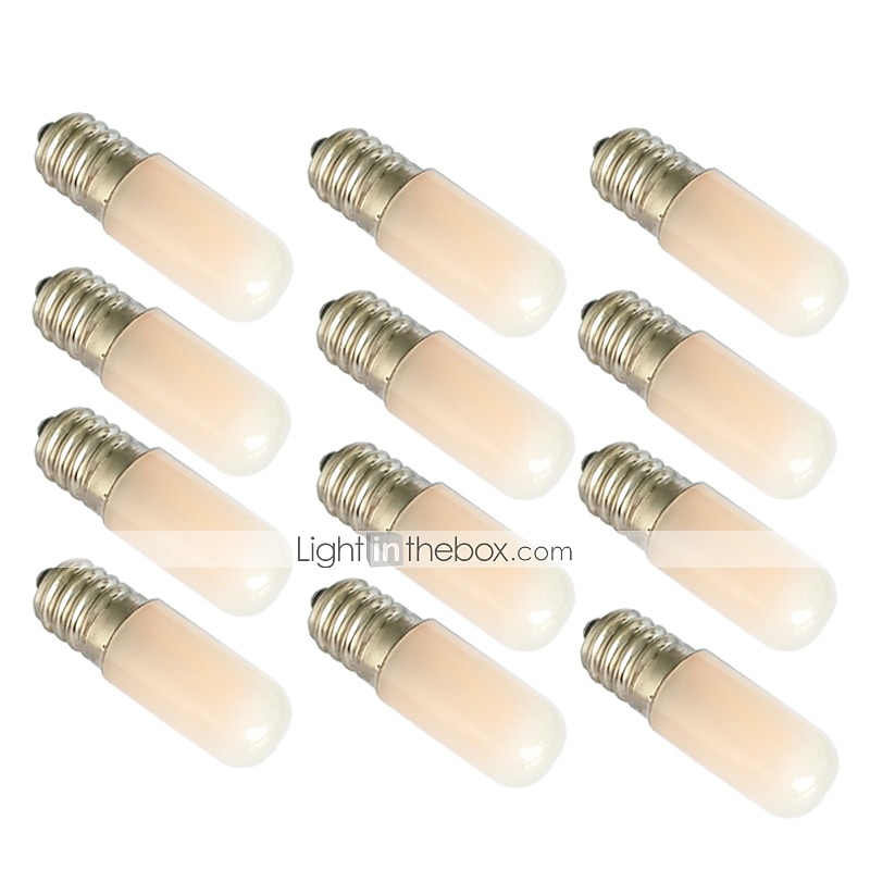 12kpl 1,5 w led-maapallolamppuja 90 lm e14 e12 t10 2 led-helmiä lämmin valkoinen valkoinen 180-265 v 2025 - $40.99 –P1