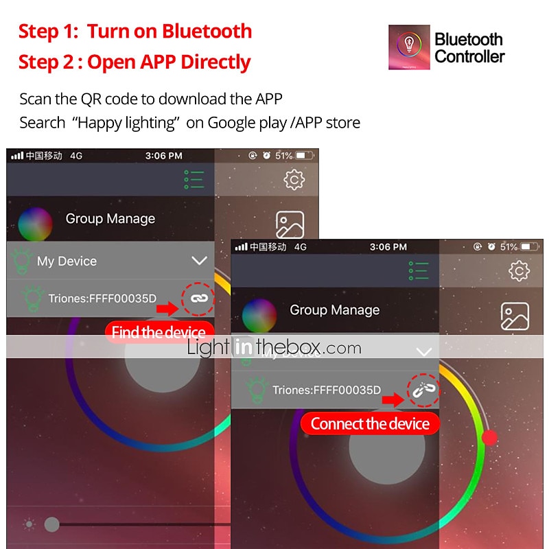 App Intelligent Control Bluetooth Mesh Smart Led Lights Strip 1M 2M 3M 4M 5M 5050 RGB SMD 30 LEDs Per Meters with IR 24 Key Controller USB Port DC5V 2025 - $10.49 –P2