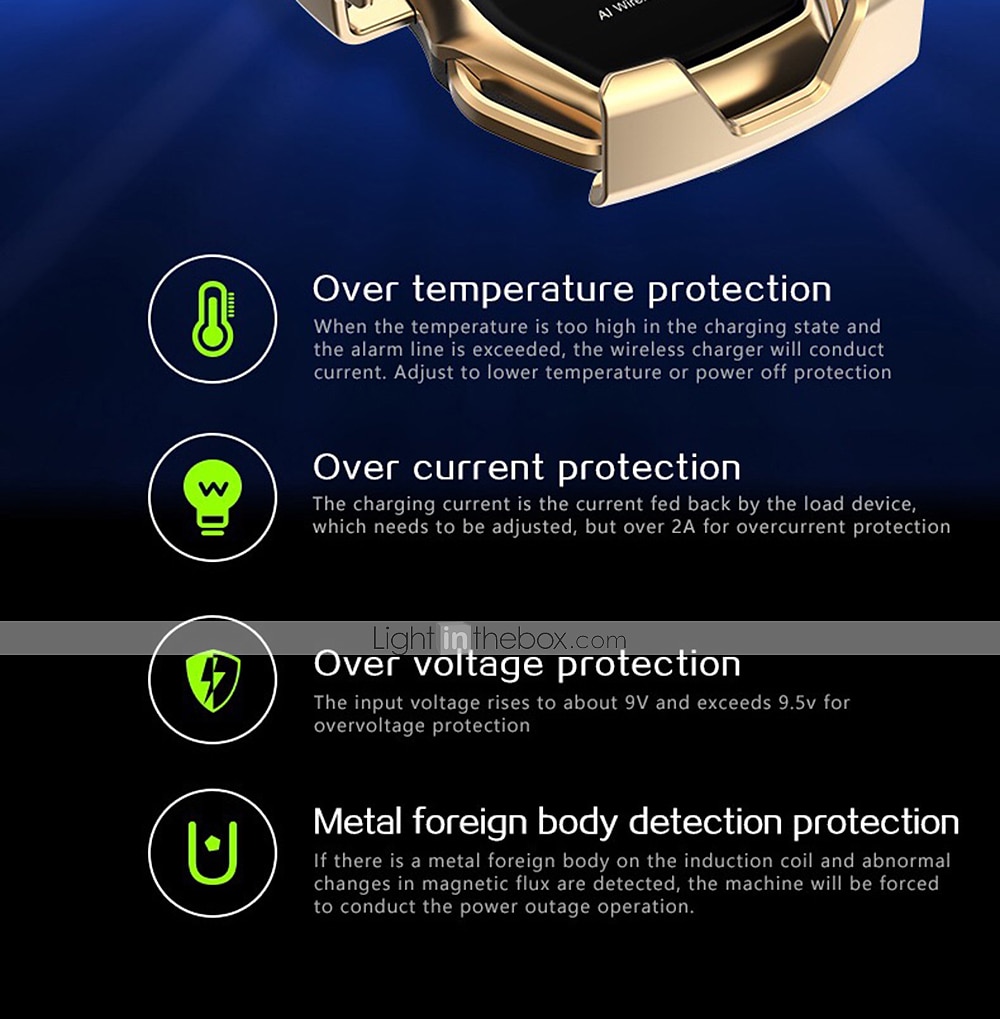 Smart Sensor Car Phone Holder Fast Charging Wireless Chargers Infrared Sensor Automati Clamping Fast Charging Phone Holder Mount Car Charger For iPhone Huawei Samsung 2025 - $36.99 –P5