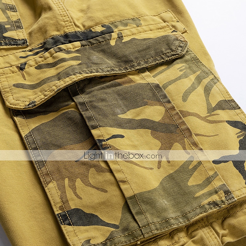 Ανδρικά Τακτικά Σορτς Σορτς φορτίου Σορτς Camo Καλοκαιρινό σορτς Κουρελού Συμπαγές Χρώμα καμουφλάζ Ripstop Αναπνέει Αθλήματα & Ύπαιθρος Στρατιωτικό Πράσινο Χακί Μπλε 2025 - $35.99 –P11
