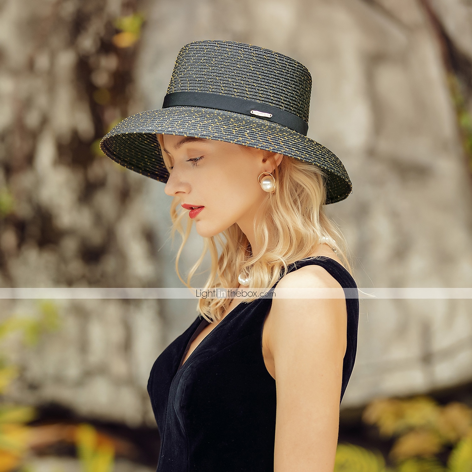 Kopfbedeckung Alltag Polyester Hüte mit Schleife 1 Stück Alltag / Freizeitskleidung Kopfschmuck 2025 - $24.99 –P8