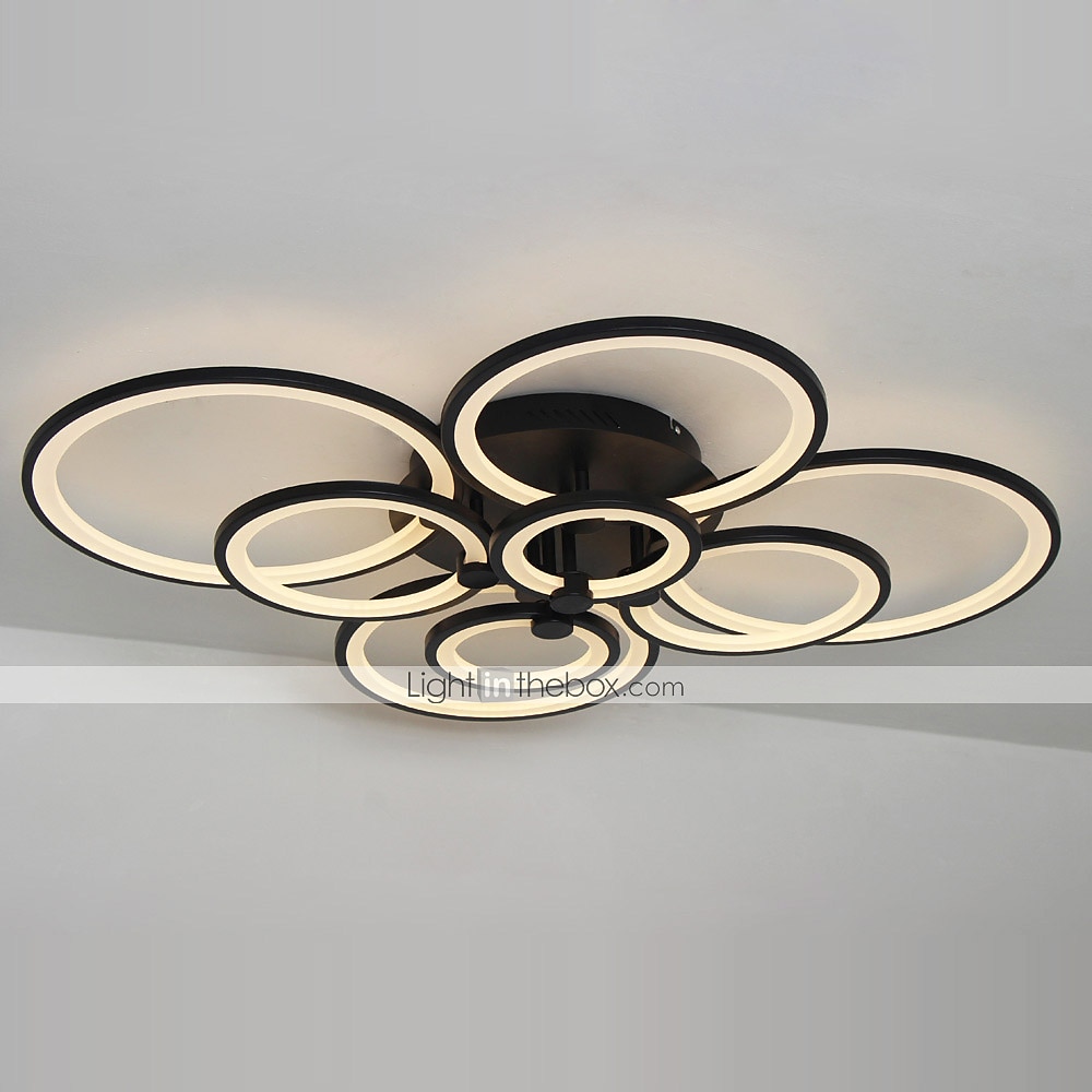 106 cm mennyezeti lámpa led geometriai formák süllyesztett lámpák fém akril festett felületek modern 220v 110v / ce tanúsítvánnyal 2025 - $126.99 –P7