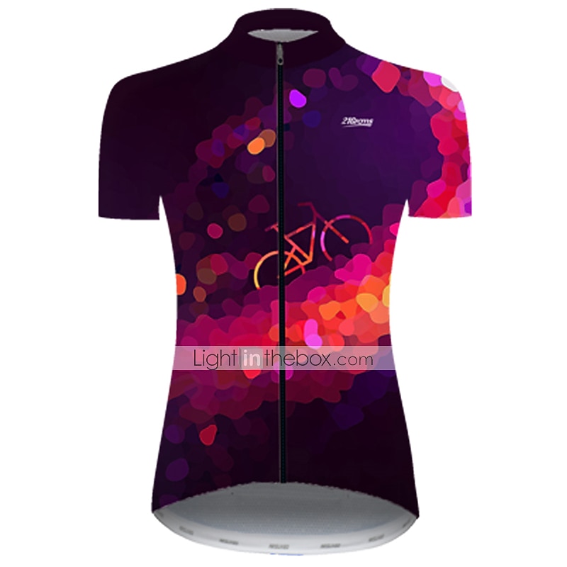 Mujer Maillot de Ciclismo A Lunares Degradado Estampado Manga Corta Bicicleta Maillot Camiseta con 3 bolsillos traseros MTB Bicicleta Montaña Ciclismo Carretera Ciclismo Secado rápido Resistente a 2025 - $29.99 –P1