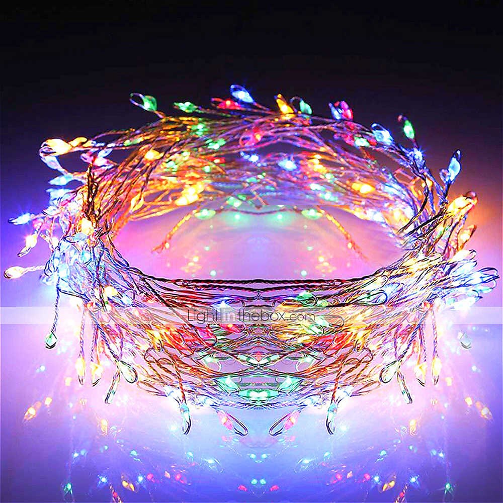 2m 200 LEDs Firecracker Lamp String Lights - Warm White & White Waterproof Outdoor Christmas Garden Lights with 6V 1A Power Adapter for Christmas Holiday Parties 2025 - $29.99 –P2