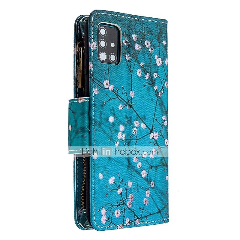 Phone Case For Samsung Galaxy S25 Plus S24 S23 S22 S21 Plus Ultra A54 A34 A14 A73 A53 A33 A72 A52 A42 Note 10 Plus Wallet Case Pattern with Phone Strap Magnetic Flip Flower PU Leather 2025 - $22.99 –P2