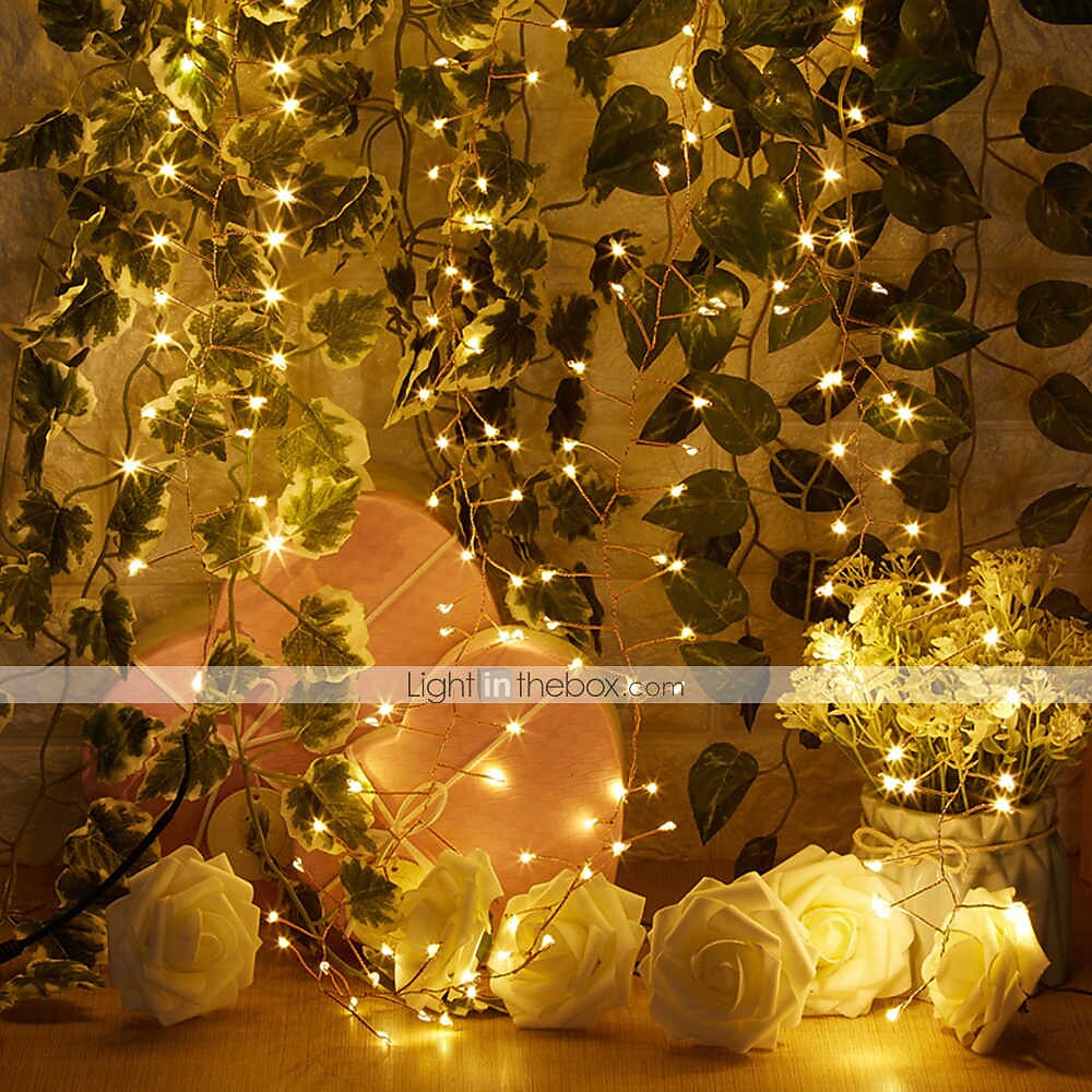 2m 200 LEDs Firecracker Lamp String Lights - Warm White & White Waterproof Outdoor Christmas Garden Lights with 6V 1A Power Adapter for Christmas Holiday Parties 2025 - $29.99 –P6