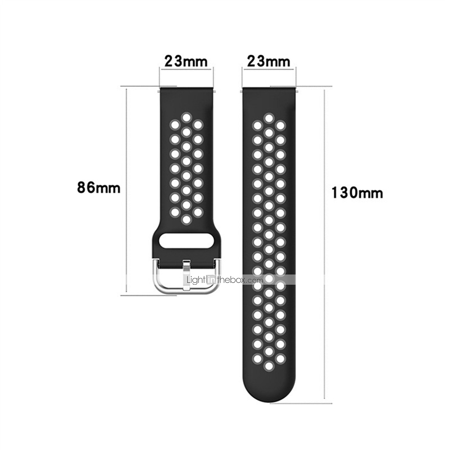 2025年 時計バンド のために Fitbit Versa 2 / Versa Lite / Versa SE / Versa シリコーン 置換 ストラップ ソフト 高通気性 スポーツバンド リストバンド  コレクション – $9.99 –P6