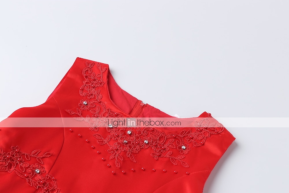 kinderkleidung Mädchen Blumenmädchen Kleid Kleid Ärmellos Hochzeit Party Kuschelig Süß Baumwolle Polyester Asymmetrisch Tüll-Kleid Kleid mit vielen Schichten Blumenmädchenkleid Sommer Weiß Rosa Rote 2026 - $43.99 –P6