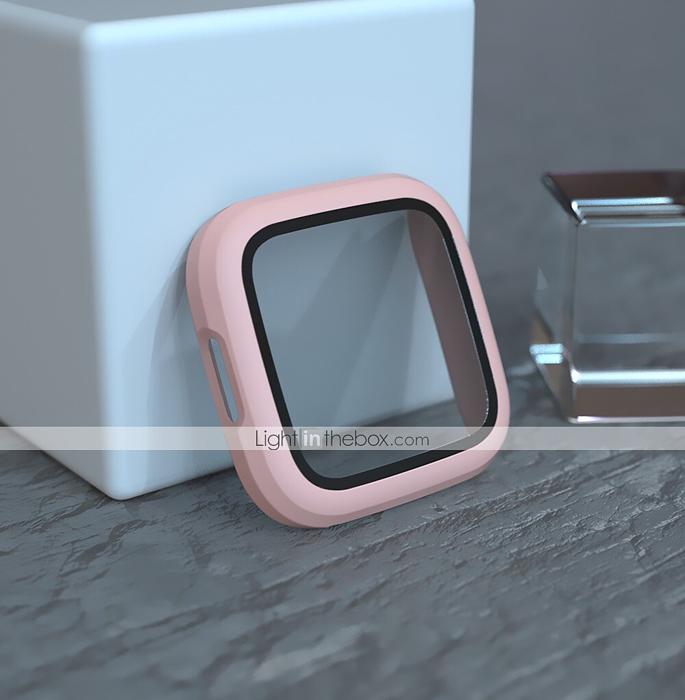 Screen Protector Compatible Fitbit Versa 2 Case Frosted PC Ultra-Thin Slim Tempered Glass Protective Case All-Around Full Cover Bumper Shell for Fitbit Versa 2 Smart Watch 2025 - $11.99 –P15