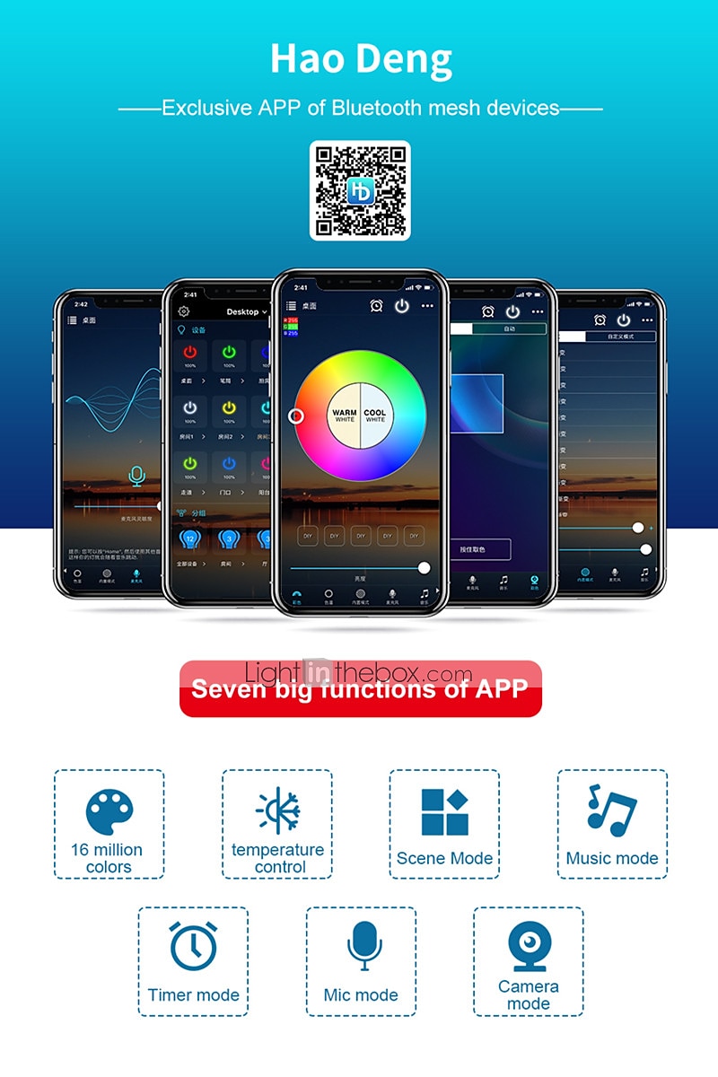 Outdoor APP Outdoor RGB Landscape Bluetooth Floodlight Outdoor Lights Villa Garden Lighting Garden Atmosphere Botanical Wedding Bar Light 2025 - $88.99 –P5