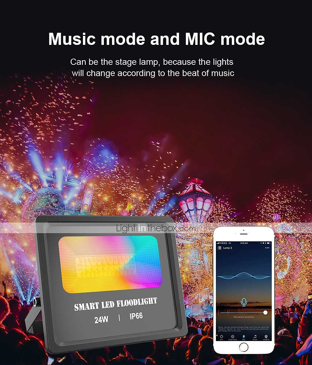 Outdoor APP Outdoor RGB Landscape Bluetooth Floodlight Outdoor Lights Villa Garden Lighting Garden Atmosphere Botanical Wedding Bar Light 2025 - $88.99 –P10