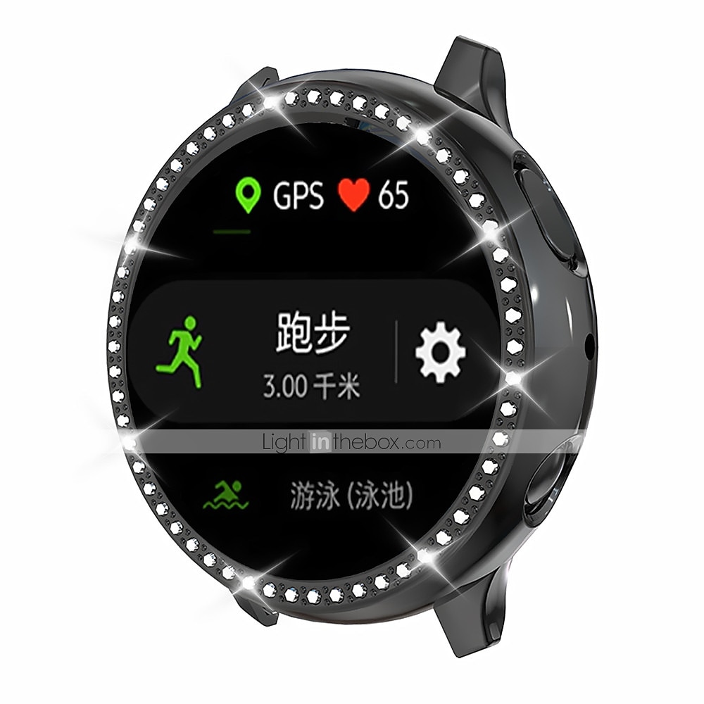 Diamond Case Watch Case Compatible with Samsung Galaxy Watch Active 2 40mm / Watch Active 2 44mm Shockproof Plastic / Hard PC Watch Cover 2025 - $9.99 –P15