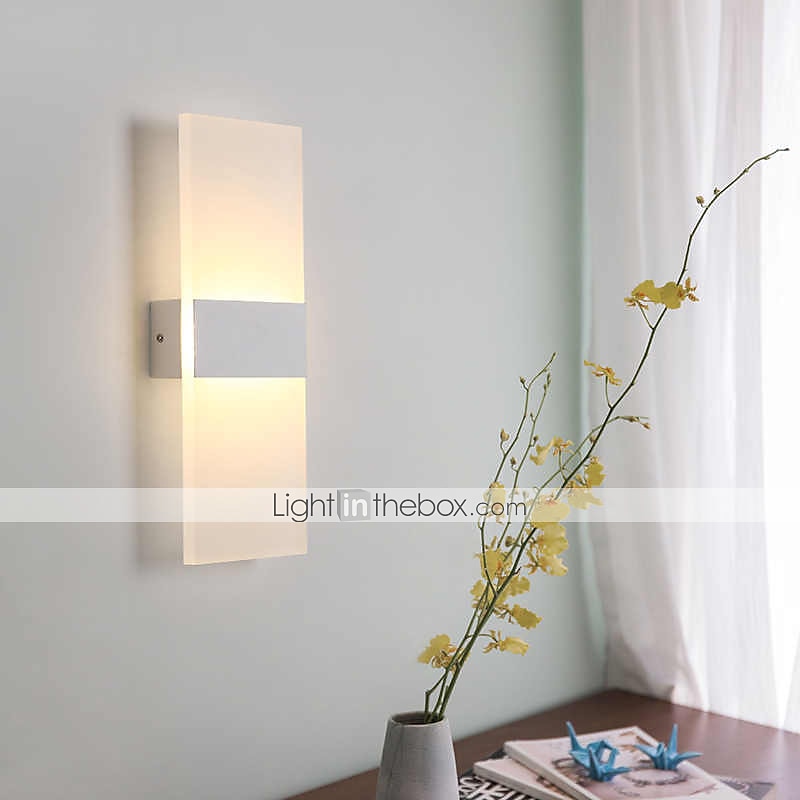 1-Light LED Wall Sconce Indoor Modern Acrylic Light Fixture for Bedroom Bathroom Corridor Stairs 6W Contemporary Wall Lamp 2025 - $38.99 –P7