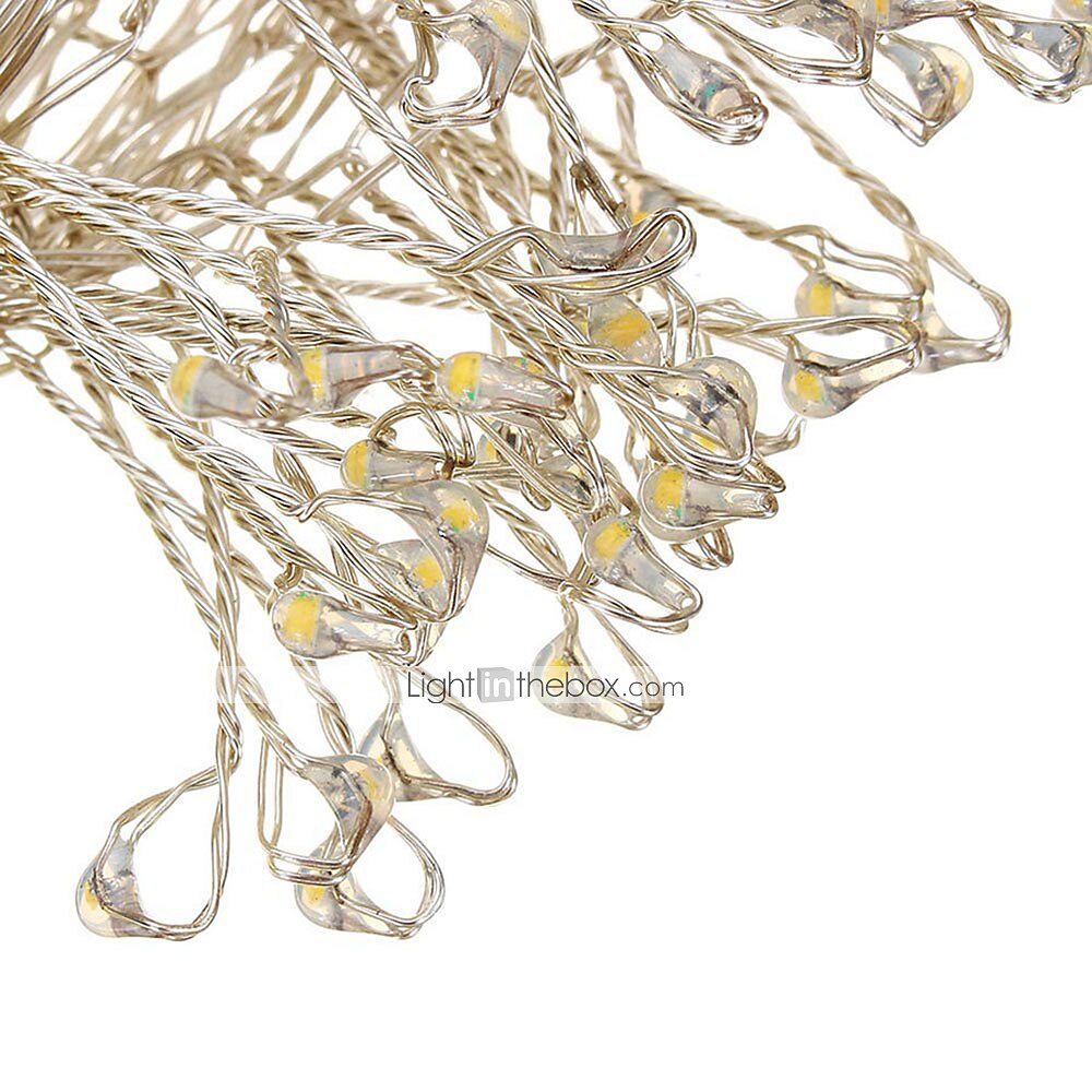 2m 200 LEDs Firecracker Lamp String Lights - Warm White & White Waterproof Outdoor Christmas Garden Lights with 6V 1A Power Adapter for Christmas Holiday Parties 2025 - $29.99 –P13