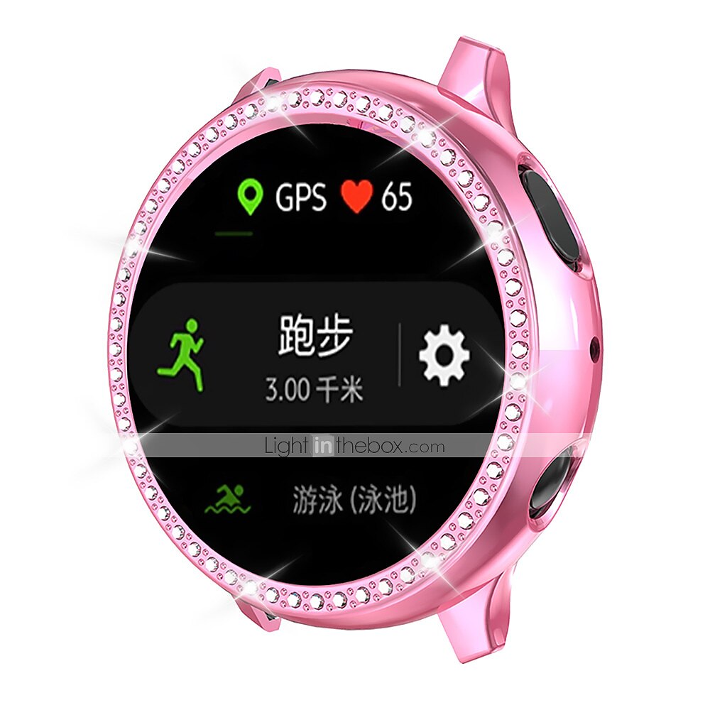 Diamond Case Watch Case Compatible with Samsung Galaxy Watch Active 2 40mm / Watch Active 2 44mm Shockproof Plastic / Hard PC Watch Cover 2025 - $9.99 –P17