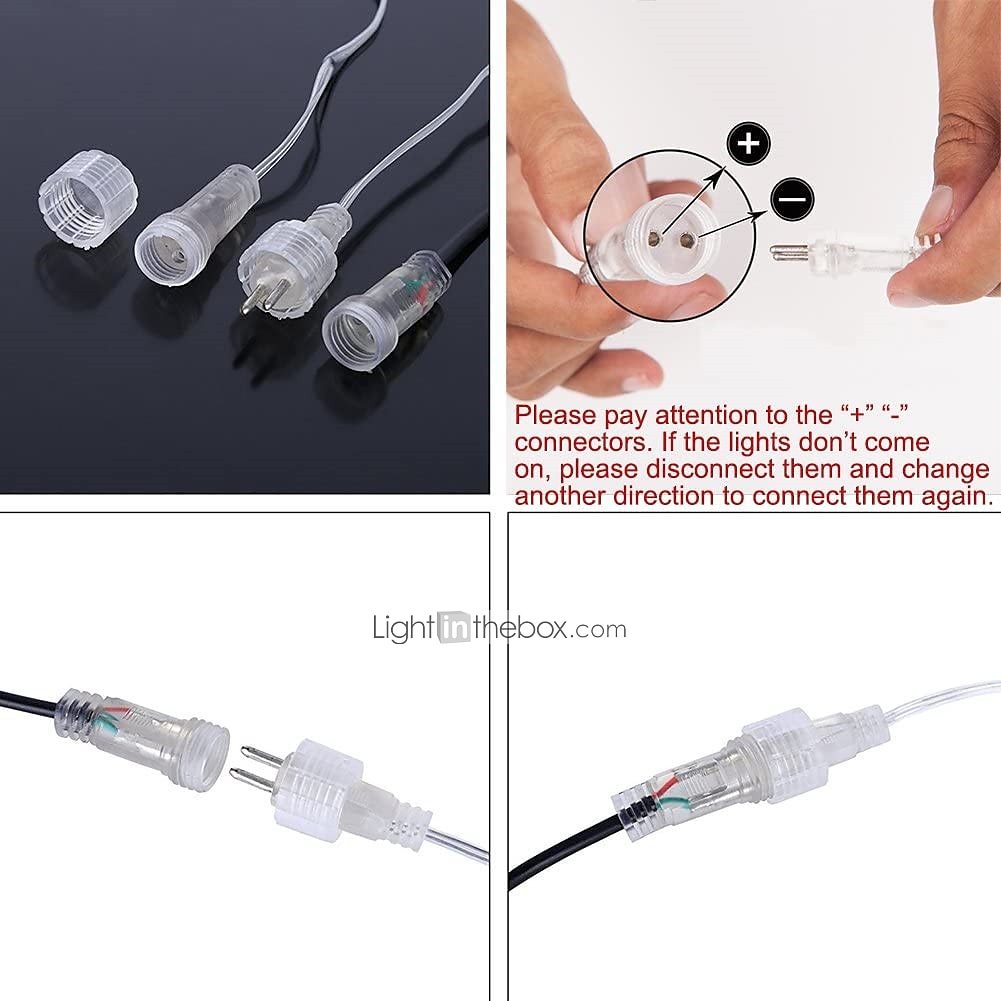 Falling Rain Lights Meteor Shower Lights Christmas Lights 30cm 8 Tube 144 LEDs Falling Rain Drop Icicle String Lights for Christmas Trees Halloween Decoration Holiday Wedding 2025 - $13.99 –P6