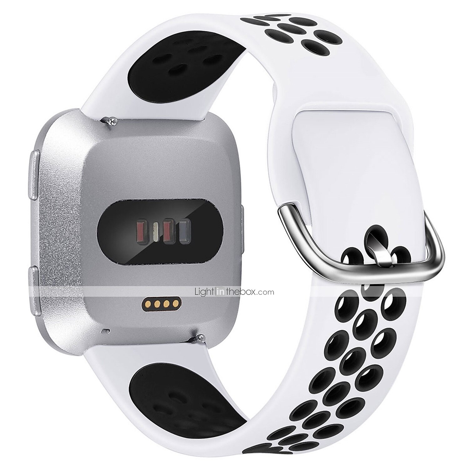 Klokkerem til Fitbit Versa 2 / Versa Lite / Versa SE / Versa Silikon Erstatning Stropp Myk Pustende Sportsrem Armbånd 2025 - $11.99 –P1
