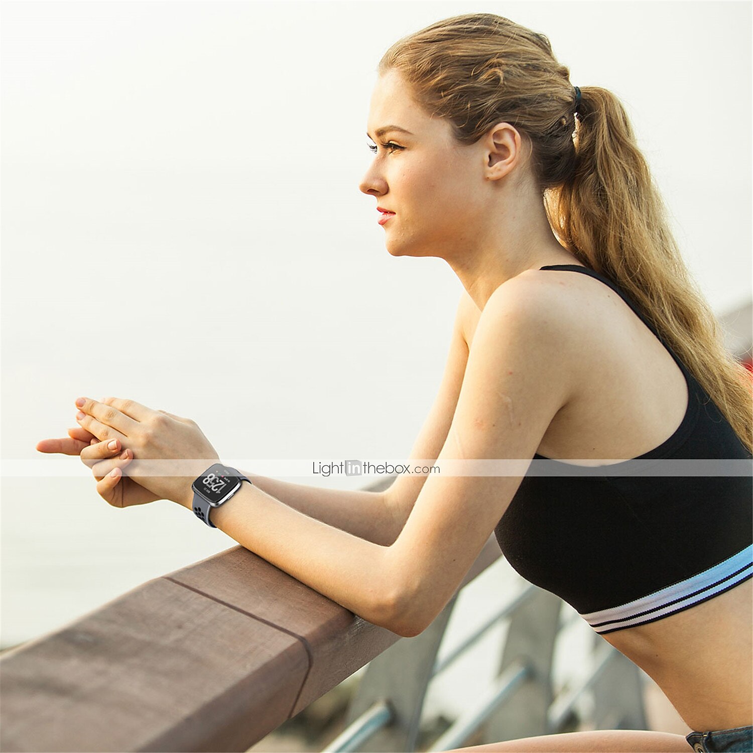 Klokkerem til Fitbit Versa 2 / Versa Lite / Versa SE / Versa Silikon Erstatning Stropp Myk Pustende Sportsrem Armbånd 2025 - $11.99 –P3
