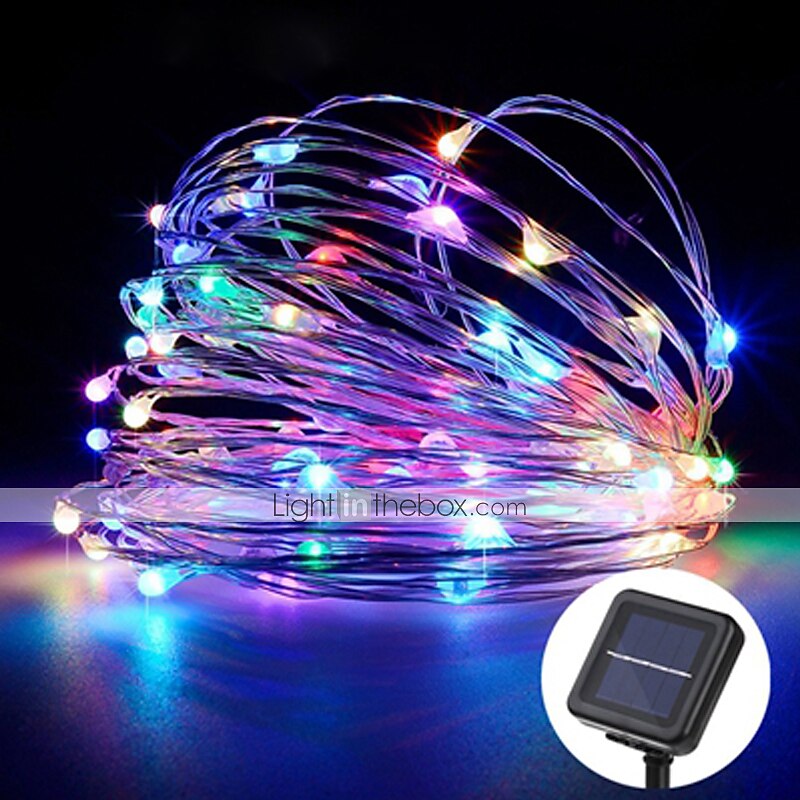 Guirlande lumineuse solaire élégante de 20 m avec 200 LED pour réception de mariage - étanche, 8 modes, guirlande lumineuse d'extérieur pour décoration de jardin et de vacances de 2025 ? $16.49 –P8