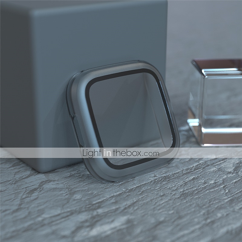 Screen Protector Compatible Fitbit Versa 2 Case Frosted PC Ultra-Thin Slim Tempered Glass Protective Case All-Around Full Cover Bumper Shell for Fitbit Versa 2 Smart Watch 2025 - $11.99 –P19