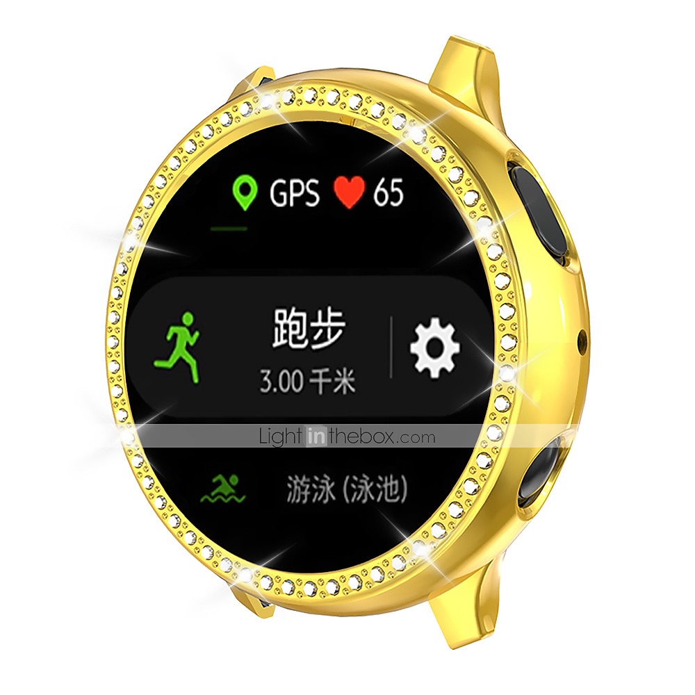 Diamond Case Watch Case Compatible with Samsung Galaxy Watch Active 2 40mm / Watch Active 2 44mm Shockproof Plastic / Hard PC Watch Cover 2025 - $9.99 –P16