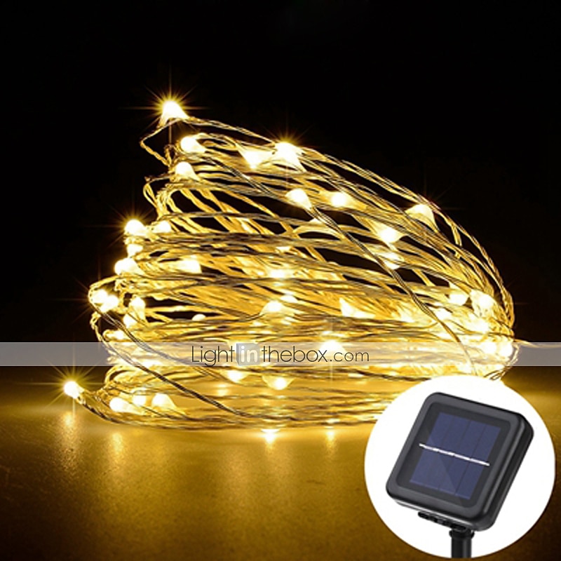 Guirlande lumineuse solaire élégante de 20 m avec 200 LED pour réception de mariage - étanche, 8 modes, guirlande lumineuse d'extérieur pour décoration de jardin et de vacances de 2025 ? $16.49 –P9