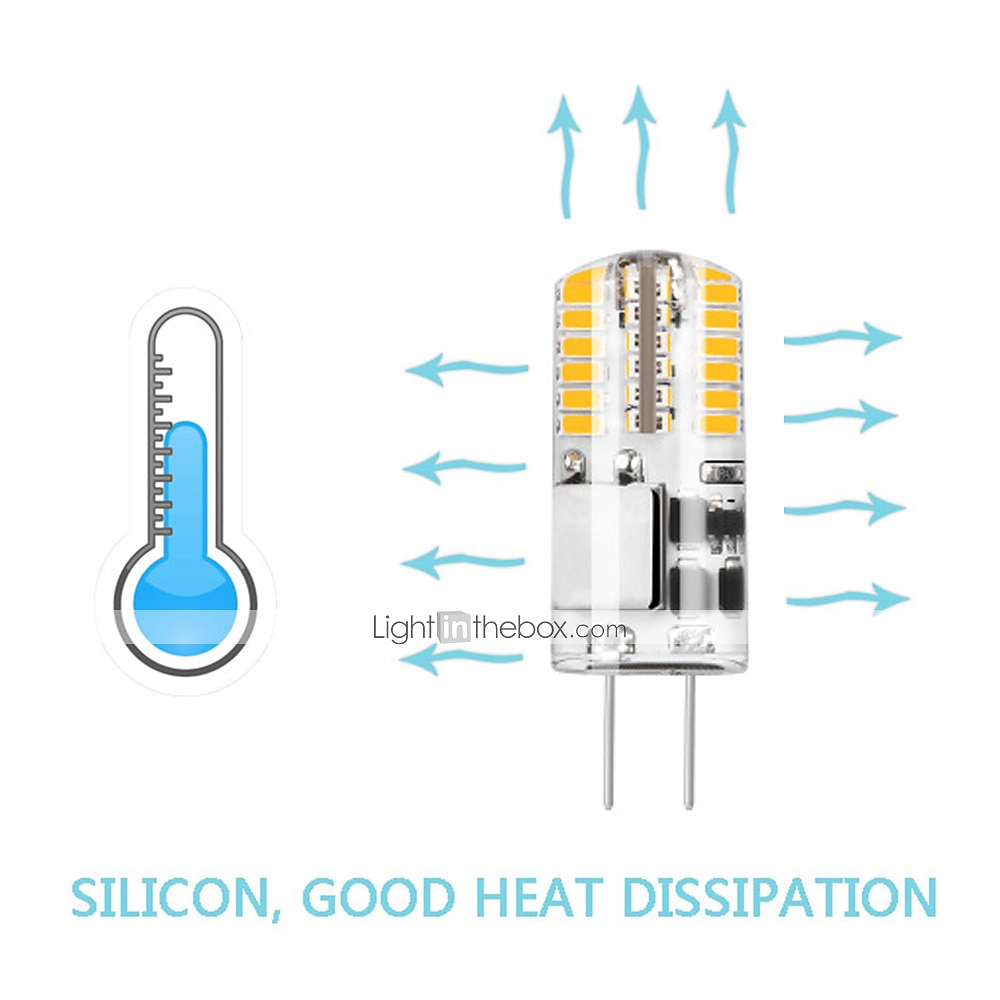 6pcs 5 W 48LED G4 3014SMD Silica Gel Corn Lights LED Bi-pin Lights   LED Creative Party Decorative Crystal Chandelier Light source Energy-saving Light Bulbs Warm White White AC/DC12 V 2025 - $30.99 –P3
