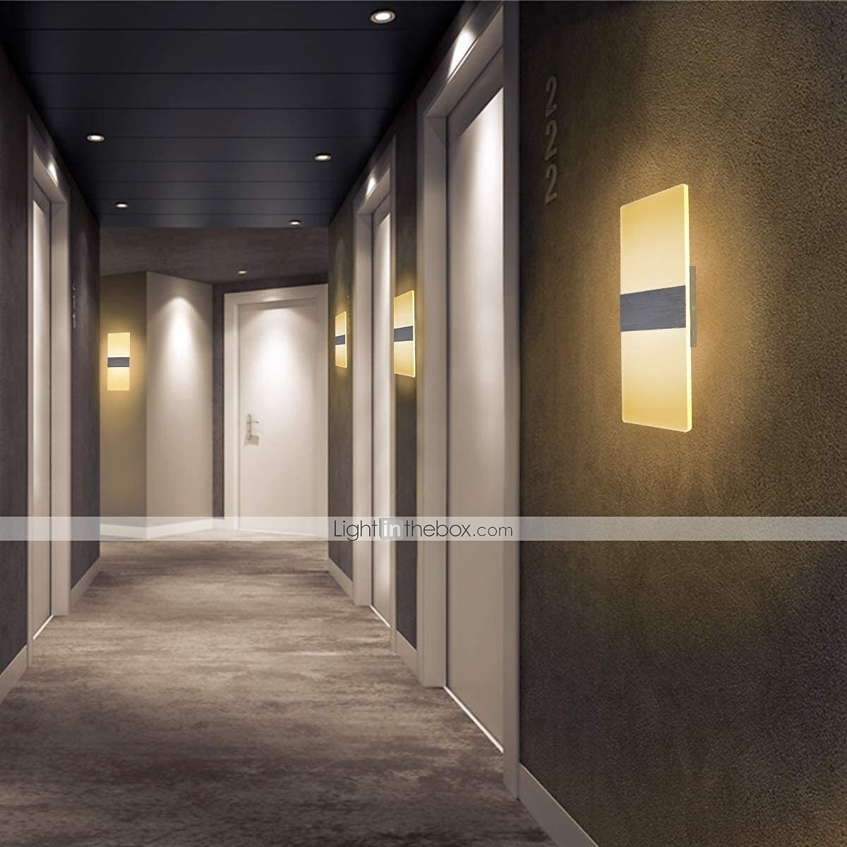 1-Light LED Wall Sconce Indoor Modern Acrylic Light Fixture for Bedroom Bathroom Corridor Stairs 6W Contemporary Wall Lamp 2025 - $38.99 –P6