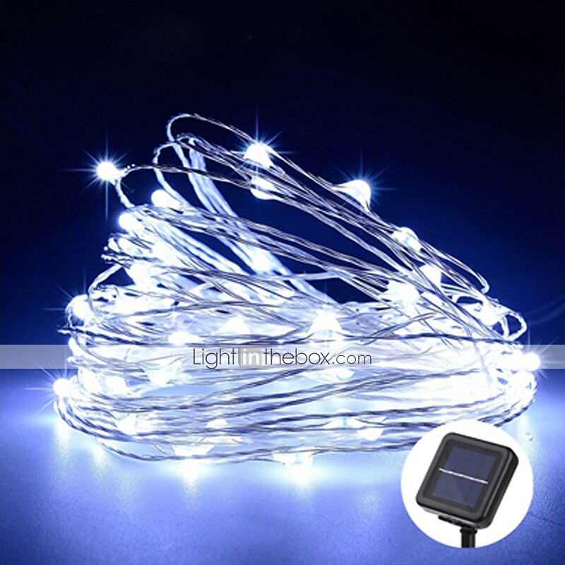 Guirlande lumineuse solaire élégante de 20 m avec 200 LED pour réception de mariage - étanche, 8 modes, guirlande lumineuse d'extérieur pour décoration de jardin et de vacances de 2025 ? $16.49 –P10