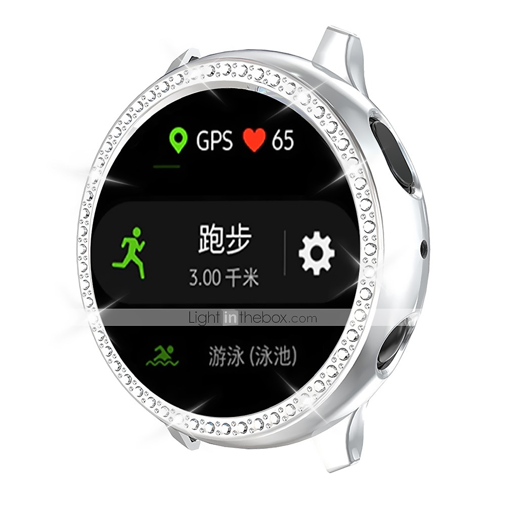 Diamond Case Watch Case Compatible with Samsung Galaxy Watch Active 2 40mm / Watch Active 2 44mm Shockproof Plastic / Hard PC Watch Cover 2025 - $9.99 –P18